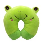 Green Smiley Frog U Shape Feeding & Nursing Baby Neck Pillow